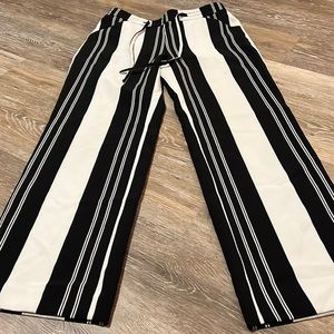 Black & white pants